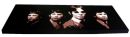 THE SMALL FACES. (BROWNS & CREAMS.)
SIZE: 40" X 16". (SIDE VIEW.)